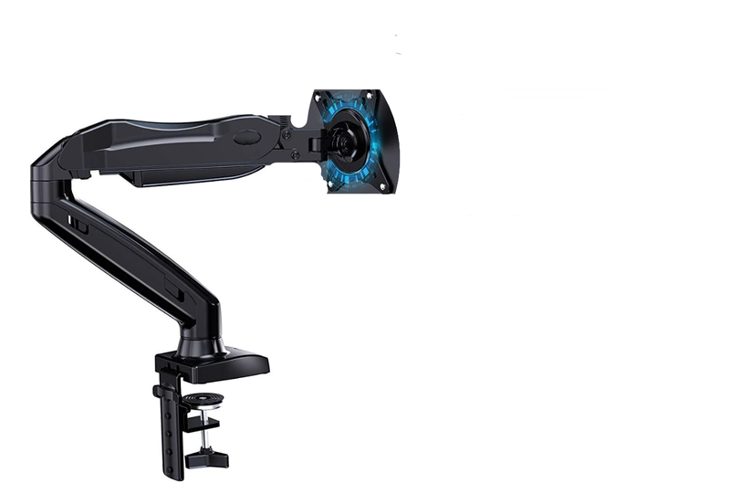 Premium 17"-30" Monitor Desk Mount - Single Arm Gas Spring