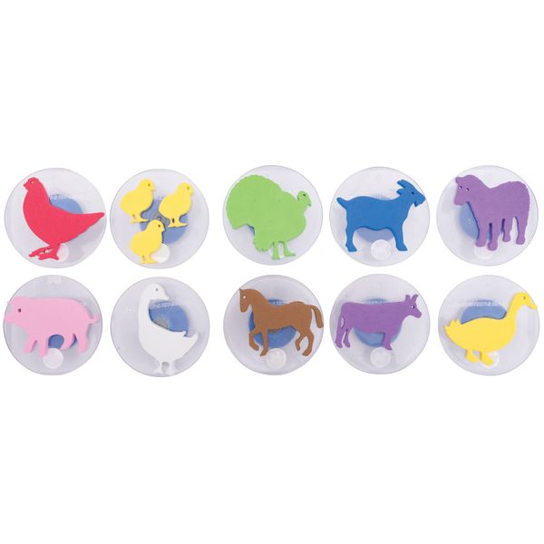 Farm Animal Paint Stamps