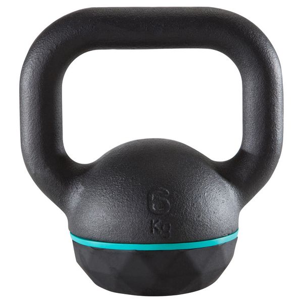 Domyos Cast Iron Kettlebell with Rubber Base 6 kg