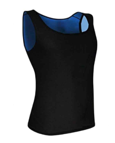 Men Neoprene Waist Trainer Sauna Sweat Suit