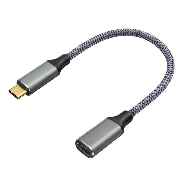 30cm USB C Extension Cable Male to Female 10Gbp 4K 100W Fast Charging Cable
