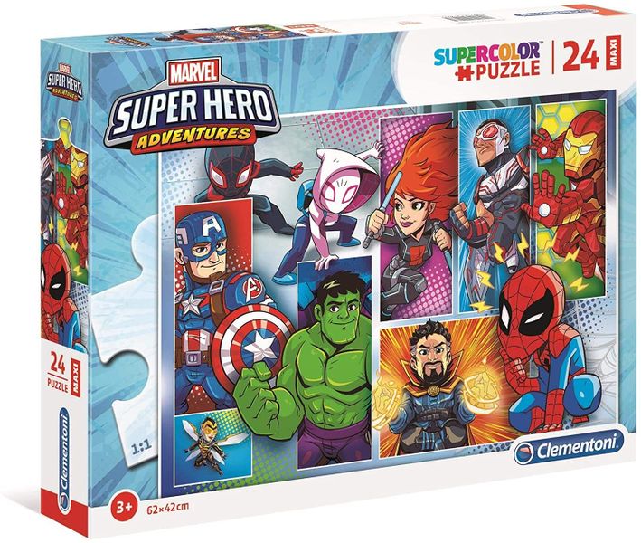 Clementoni 24 Piece Puzzle Maxi Superhero