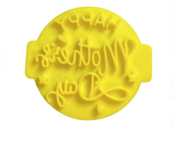 Happy Mothers Day - Cookie Embosser image