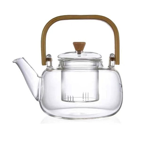 Blue Angel High Borosilicate Glass Teapot With Infuser - 1200ml