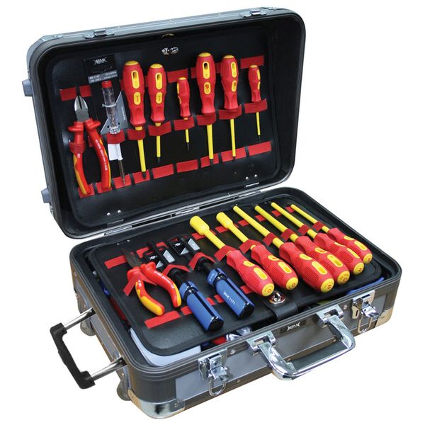 72 Piece Aluminium Tool Case On Wheels