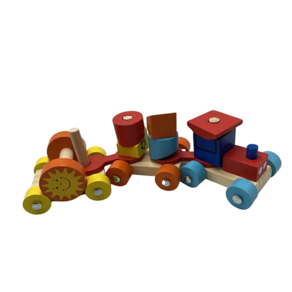 Wooden Stacking Train Toy Montessori Toys for Kids