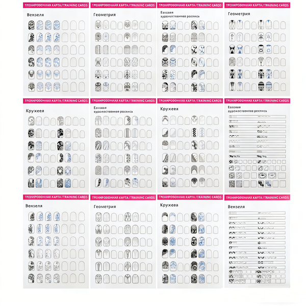 Nail Training Mat,Silicone Nail Art Stamping Ma, Nail Art Guide Mat