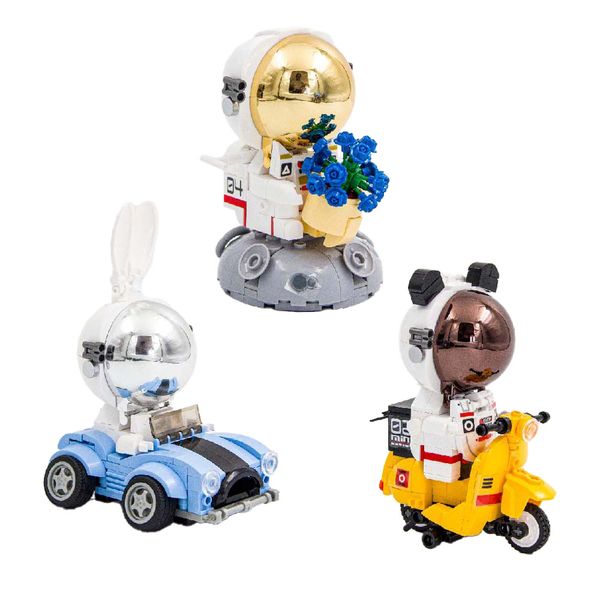 Sluban Building Set: Pleyerid - Astronauts - Set of 3