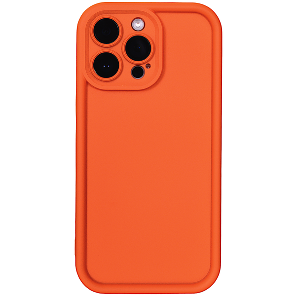 Bright Orange - Phone Case with Bubble Edge &amp; Pro Cam - Iphone 14 Pro Max