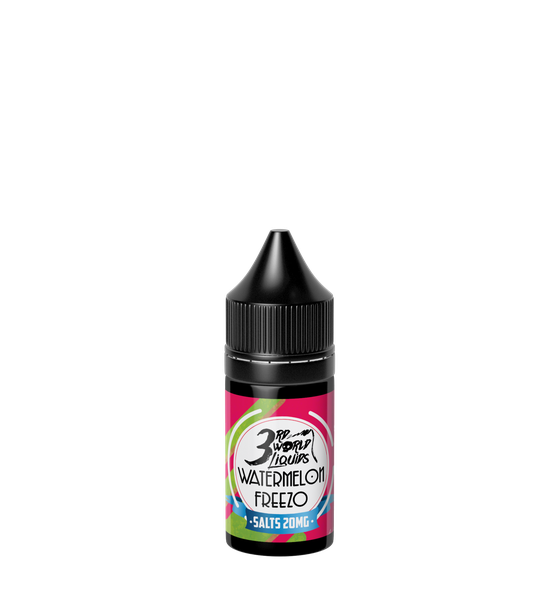 Vape Juice 3rd World Nic Salts Watermelon Freezo 20mg 30ml