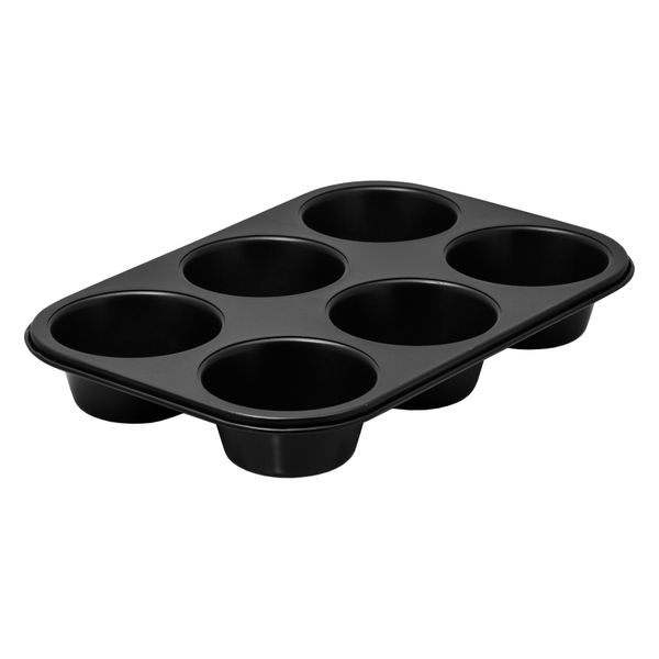 Regent Bakeware Jumbo Muffin Pan 6 Cup, (320X215X38Mm)