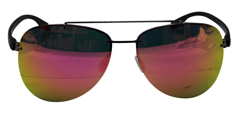 Lentes and Marcos "Heureuse" Yellow &amp; Red Polarized/UV400 Aviator