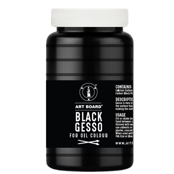 Art Board Black Gesso 1lt