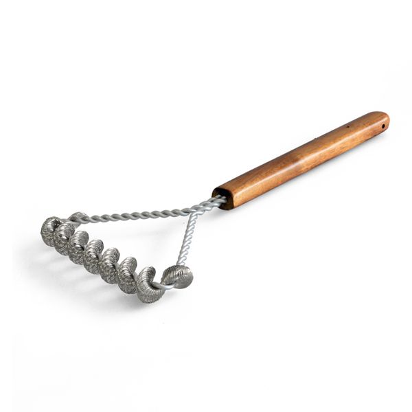 Eetrite BBQ Steel Brush Acacia Handle