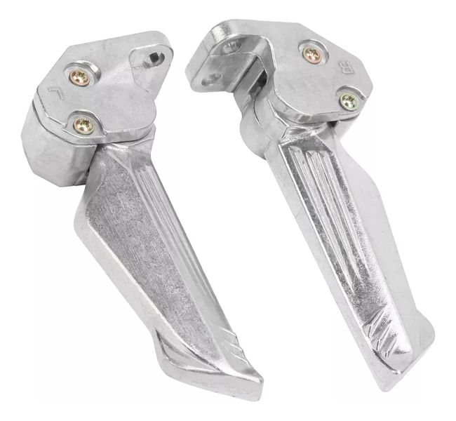 Pair of Automatic Telescopic Footrests for Motorcycle