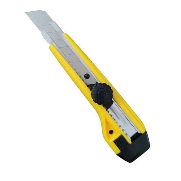 Auto-locking Ergonomic Grip Retractable Cutter Snap-Off Blade Knife