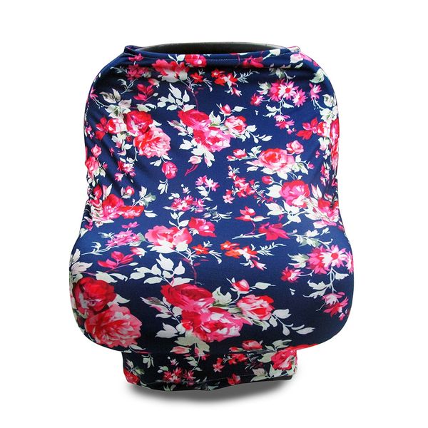 Baby Car Seat and Nursing Cover (Roses)