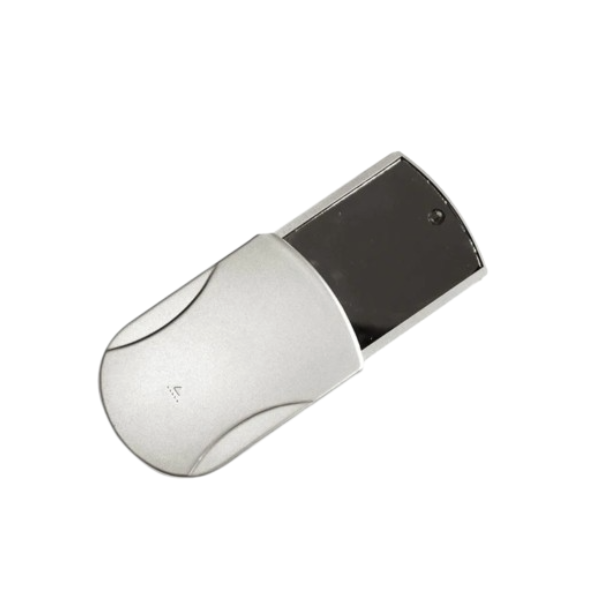 Silver Sliding Compact Mirror with Light - Pack of 10