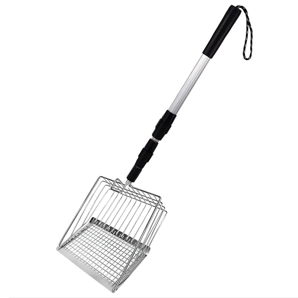 Metal Cats Litter Scoop Pet Cleaning Tool Chicken Poop Scooper Removable