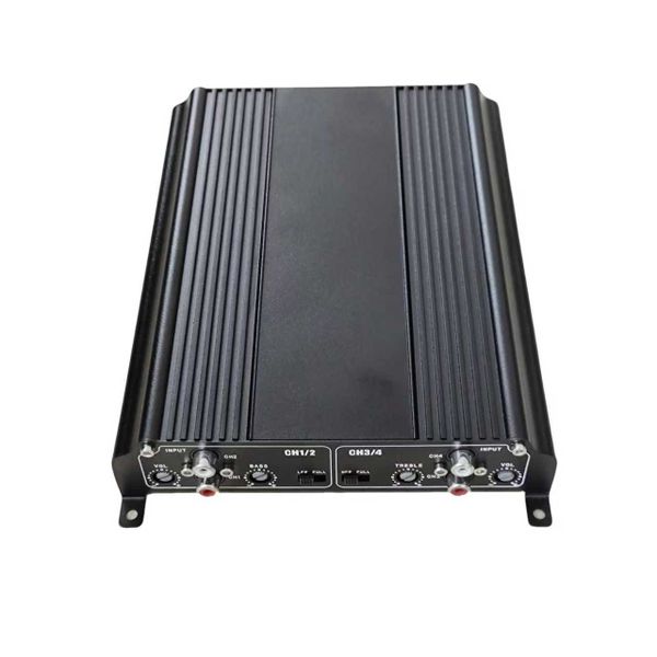 12V 1000W 4-Channel Ultra-Thin Car Stereo Amplifier