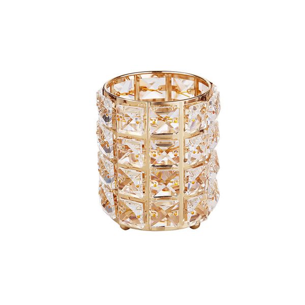 Crystal Round Makeup Brush Holder