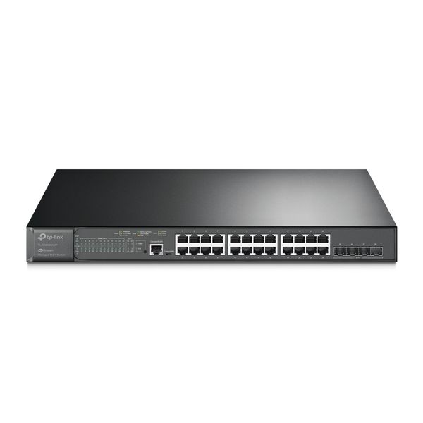 TP-Link Jetsteam 24-Port Gigabit &amp; 4-Port 10GE SFP+ L2+ Managed Switch