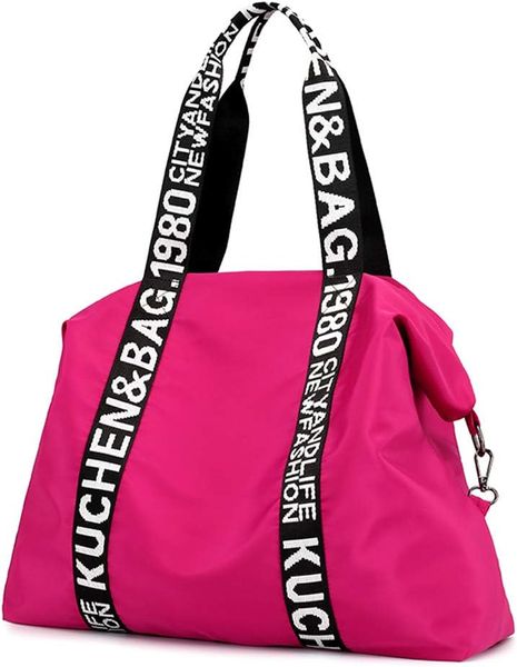 CCB Popoti Baili Ladies Hand Bag Hobos Nylon-Wine Red