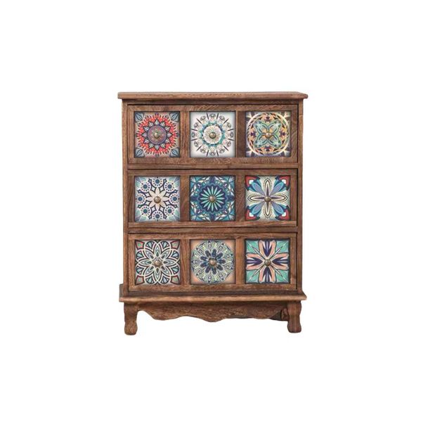 Modern Wooden Cabinet with 3 Drawers