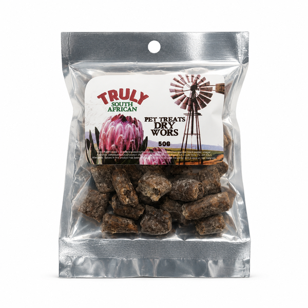 Truly South African Pet Treats Dry Wors 50g - 1 Pack