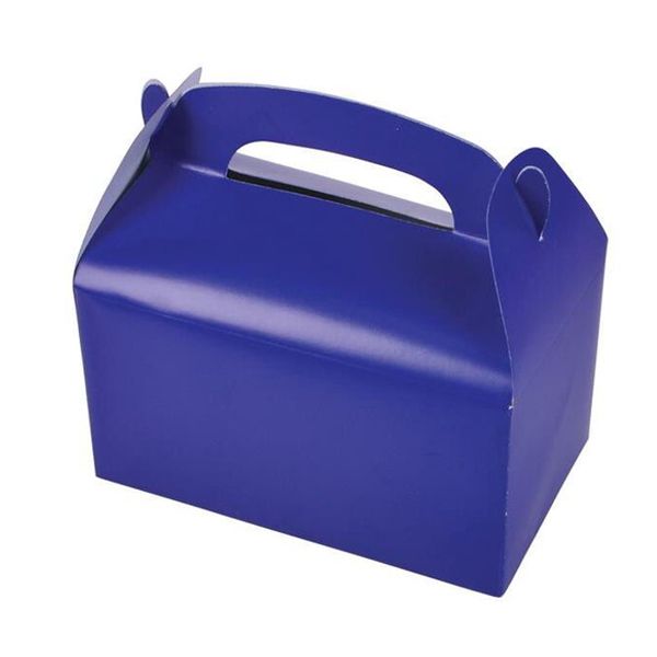 Blue Party Treat Boxes - 6-Piece