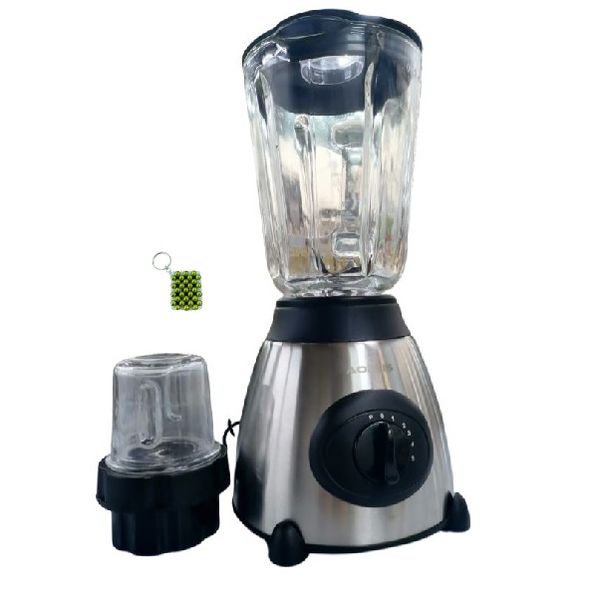 Glass 3 L Stainless Steel Blade Jug Blender + Keyholder