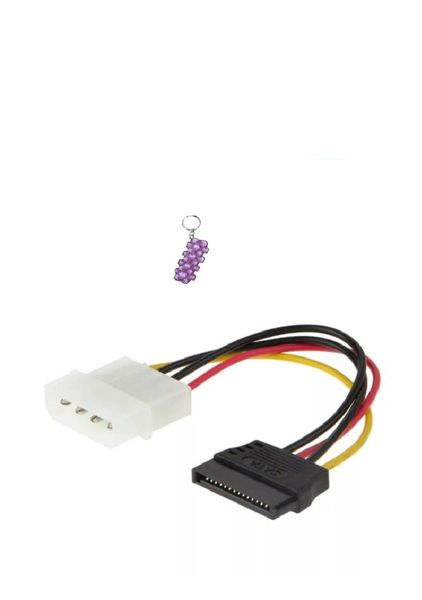 SE-L63 Internal 4pin Molex To SATA Power Cable 100 pcs And A Keyholder