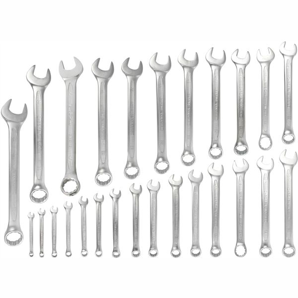 26Pcs Combination Spanner Set 6-32Mm Deep Offset Jumbo Rack