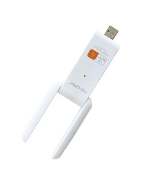 WiFi Adapter Wireless Network Card Dual Band 5GHz/2.4GHz with High Gain