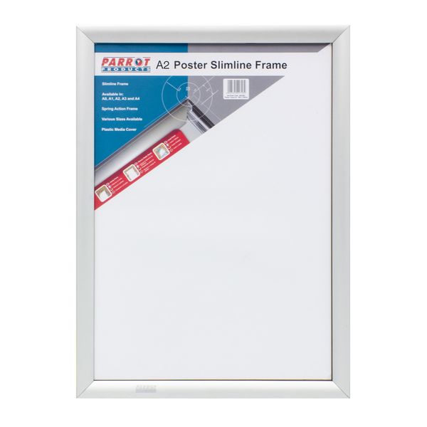 Parrot Poster Frame Econo - Aluminium with Mitred Corners - A2