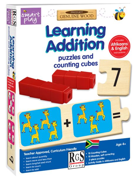 Learning Addition Puzzles And Counting Cubes