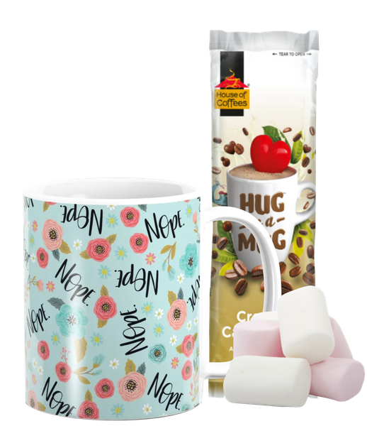 PepperSt Hug Mug with Marshmallows - Nope - Day
