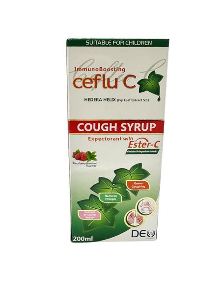 Ceflu C Cough Syrup with Ester-C - 200ml