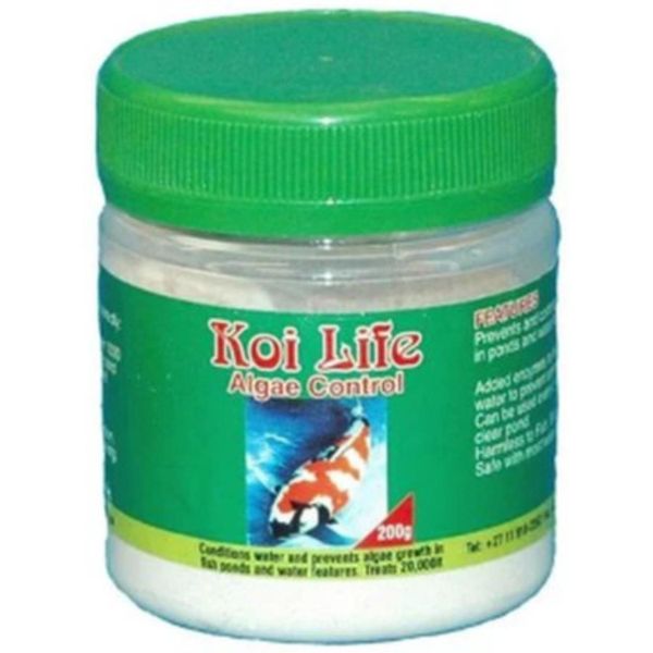 Koi Life Algae Control 200g - Pond Treatment for Clear Water