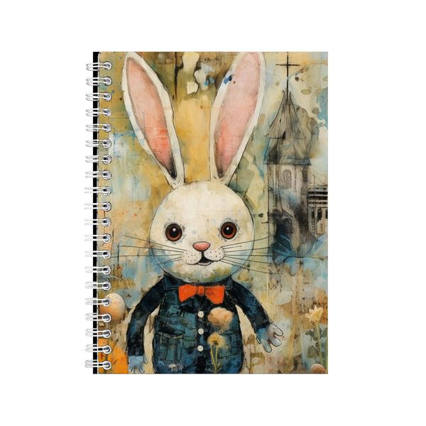Todler A5 Notebook Spiral Lined Trendy Easter Graphic Notepad Present 083