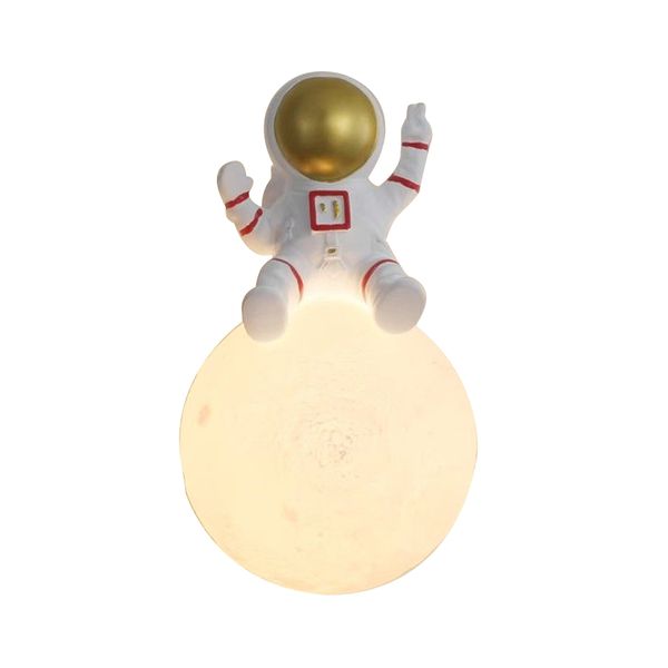 Creative Astronaut Wall Lamp 3D Print Lampshade Led Wall Light A