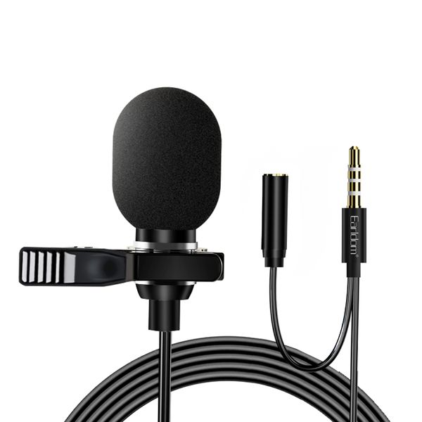 Earldom with 3.5-way Interface Lavalier microphone, plug and play ET-E38