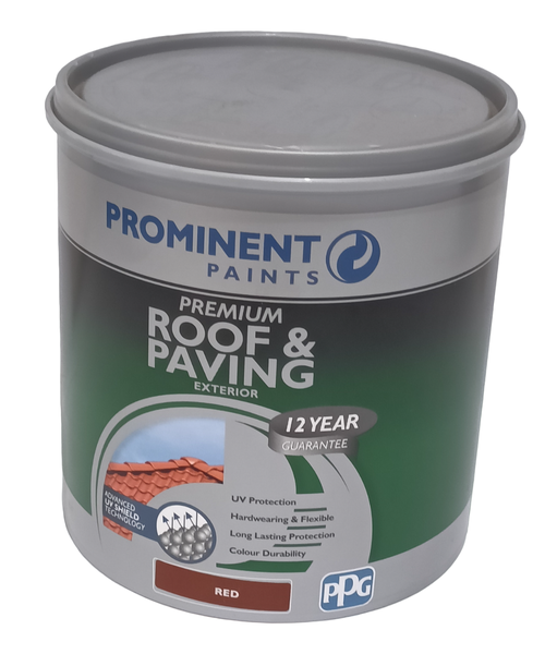 Premium Roof and Paving Paint- 1L- Red