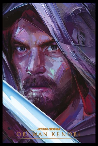 Star Wars - Kenobi Jedi Knight Poster With Black image
