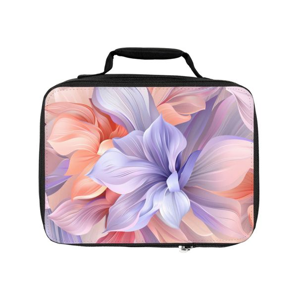Abstract Floral Insulated Lunch Cooler