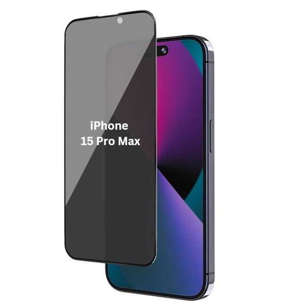 Privacy Glass Screen Protector For iPhone 15 Promax