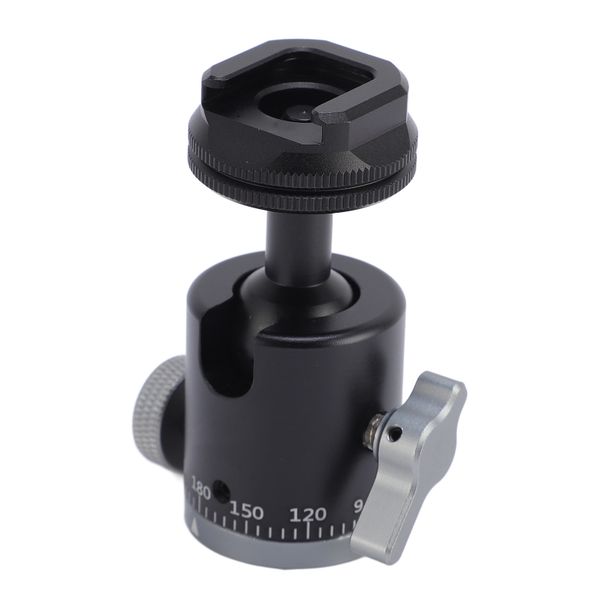 Tripod Ball Head with Cold Shoe and 1/4" Screw