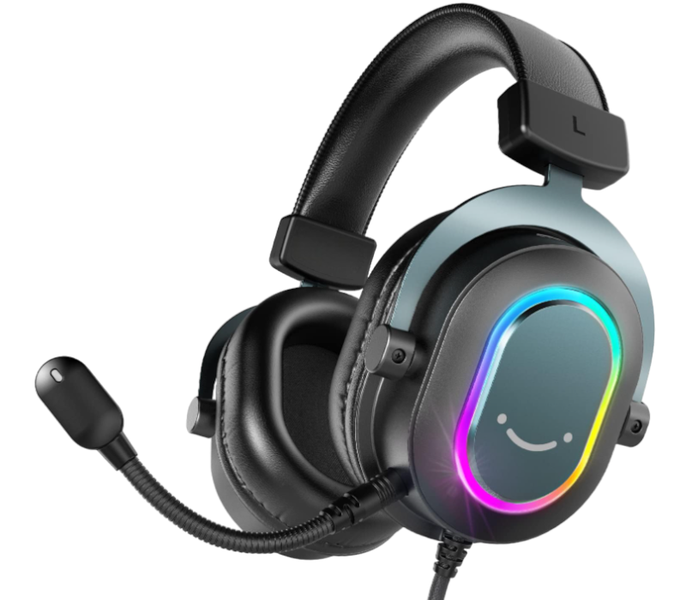 FIFINE - H6 - RGB Backlit Headset With Noise-Cancellation Mic - Black