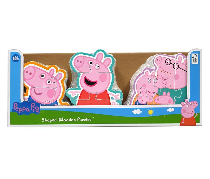 Peppa Pig Wooden Shaped Puzzle-Blindbox