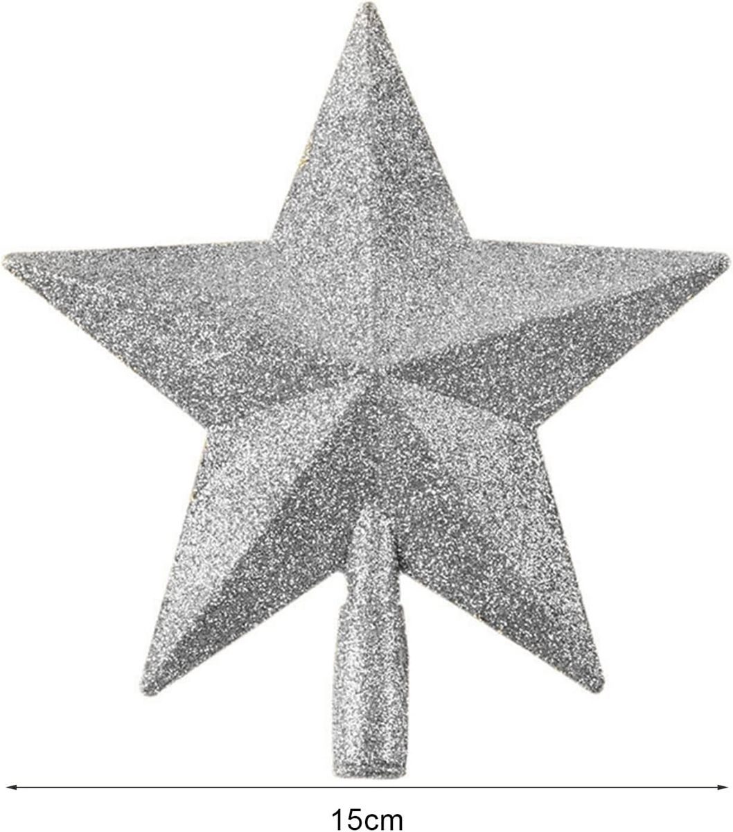 Christmas Star Topper- 15cm- Silver | Shop Today. Get it Tomorrow ...